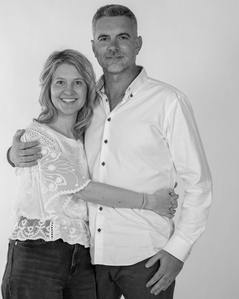 Charlotte Dekeyzer and Brandon Iverach, the owners of 431 Kusweg